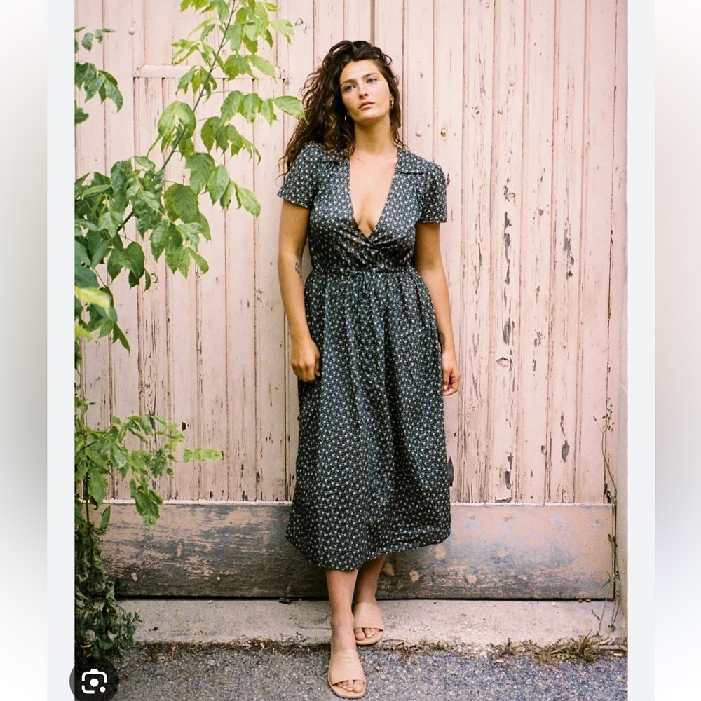 The Dawn Dress in Night Strawberry 🍓 🌙